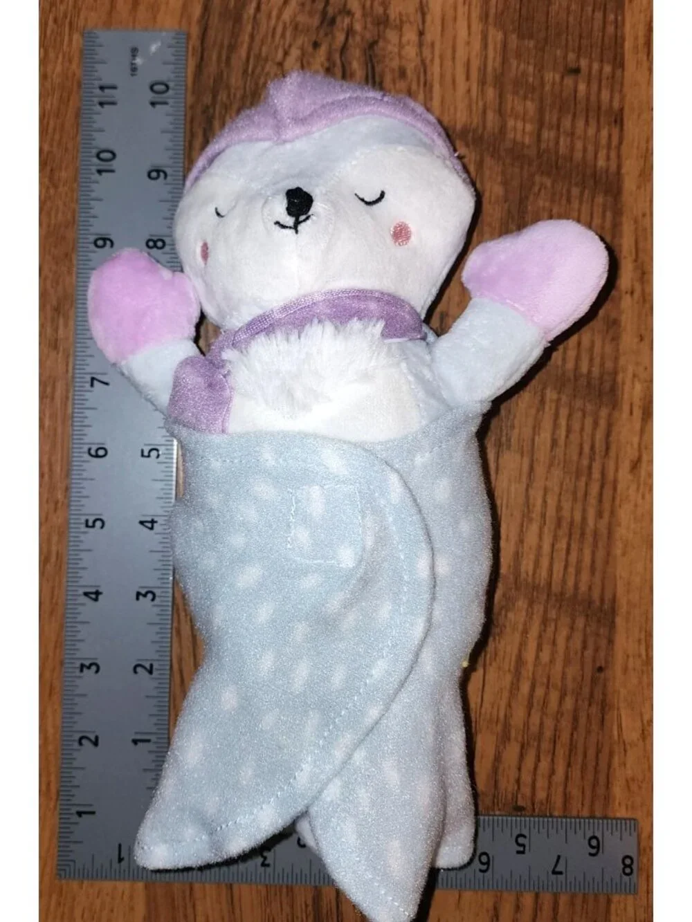 Target Fireside Pals Plush Fox Blue Blanket Swaddle 10